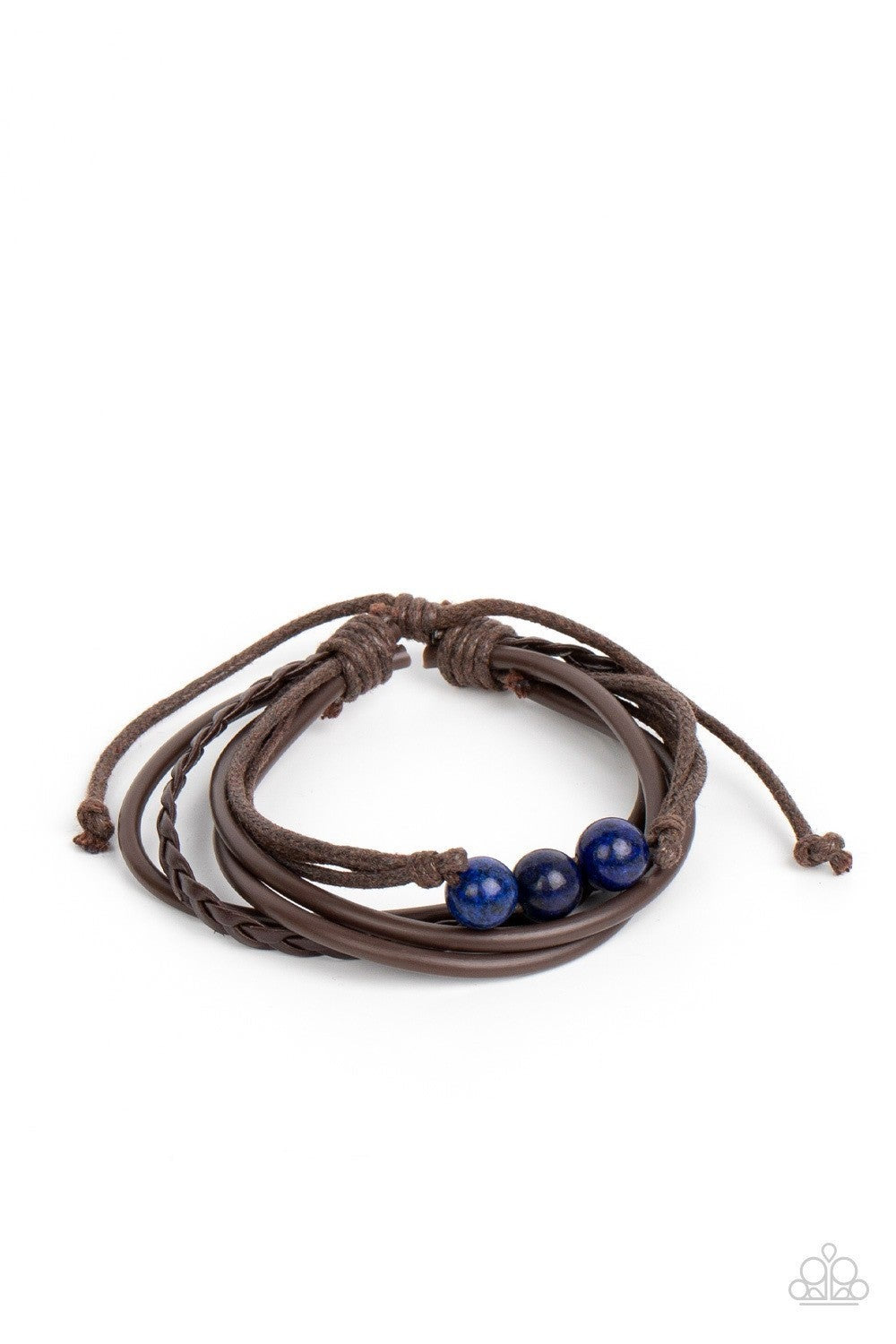 Rest Easy - Blue - Lapis Lazuli Stone Bracelet - Paparazzi Accessories