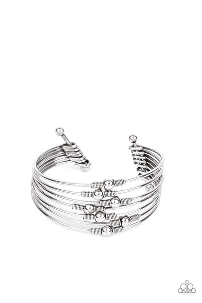 Industrial Intricacies - Silver Bracelet - Paparazzi Accessories
