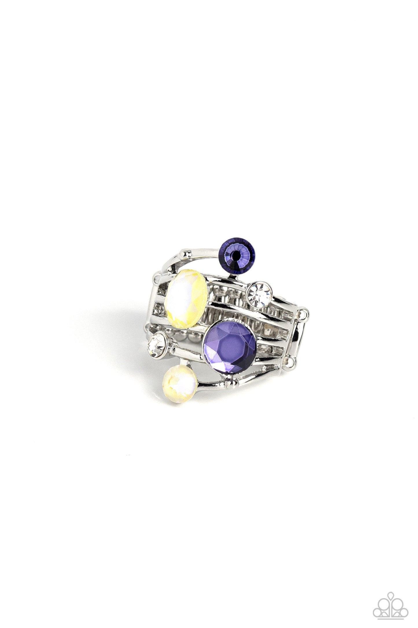Timeless Trickle - Purple Ring - Paparazzi Accessories