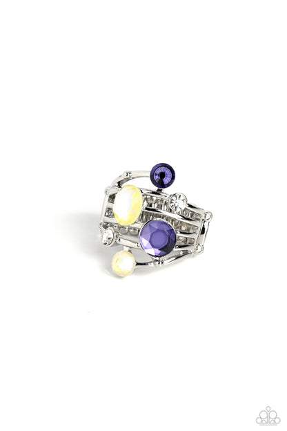 Timeless Trickle - Purple Ring - Paparazzi Accessories