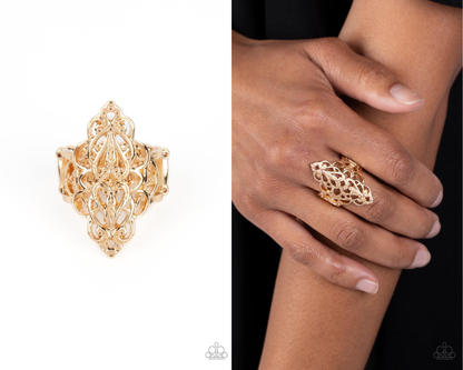 Curled Crown - Gold