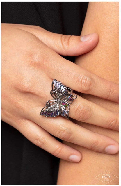 Fearless Flutter - Multi - Butterfly Ring
