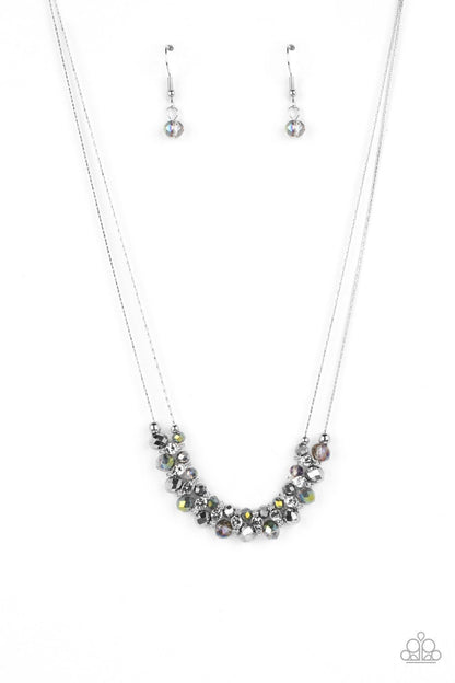 Shimmering High Society - Silver Necklace - Paparazzi Accessories