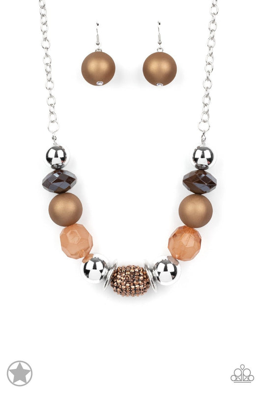 A Warm Welcome - Copper - Bead Necklace - Paparazzi Accessories