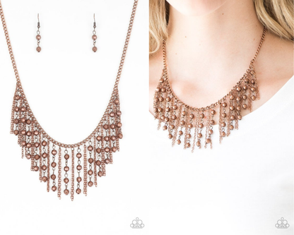 Rebel Remix - Copper Necklace - Paparazzi Accessories