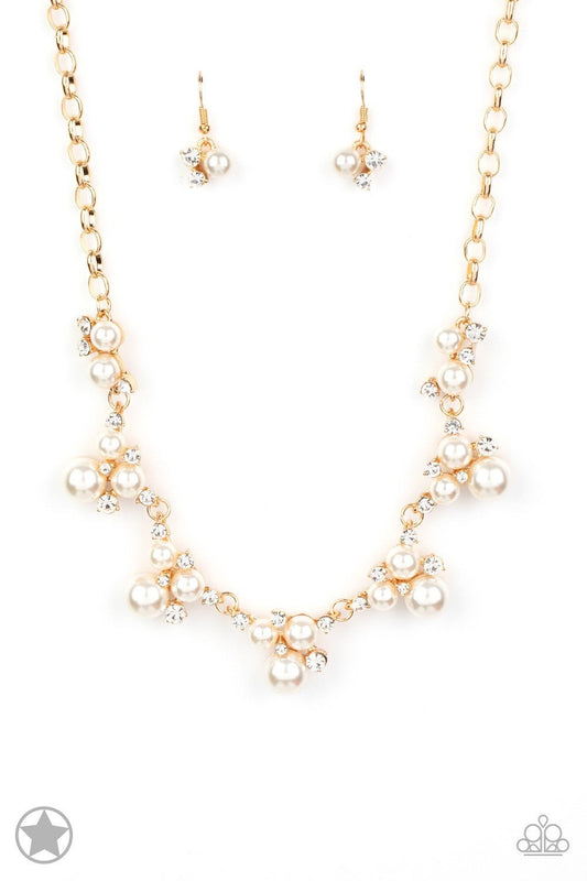 Toast To Perfection - Gold - Pearl Necklace - Paparazzi Accessories