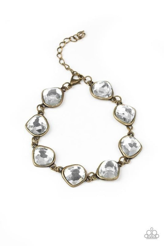 Perfect Imperfection - Brass Clasp Closure Bracelet - Paparazzi Accessories