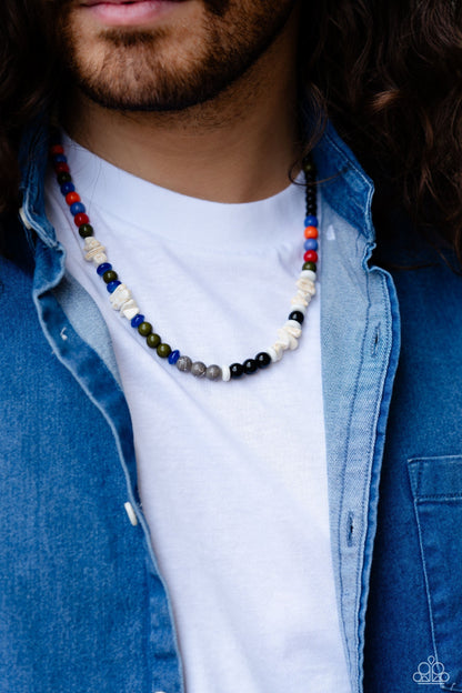 Beaded Bravery - Multi - Urban Necklace - Paparazzi Accessories