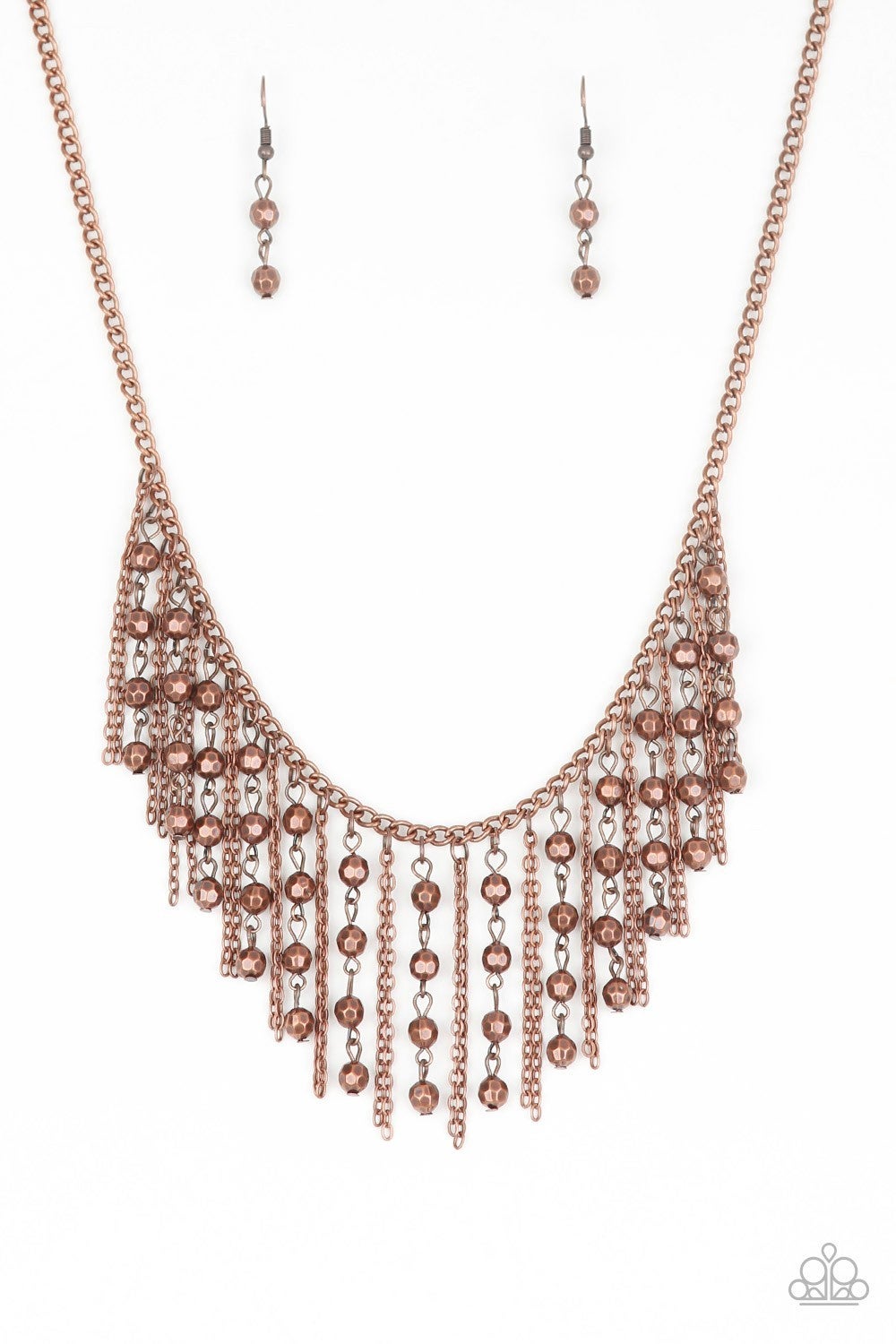 Rebel Remix - Copper Necklace - Paparazzi Accessories