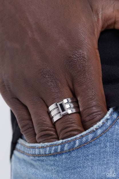 Champions Club - Black Ring - Paparazzi Accessories