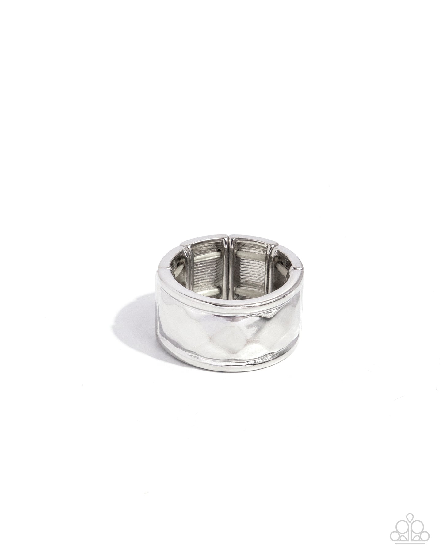 Warm Ups - Silver Urban Ring - Paparazzi Accessories