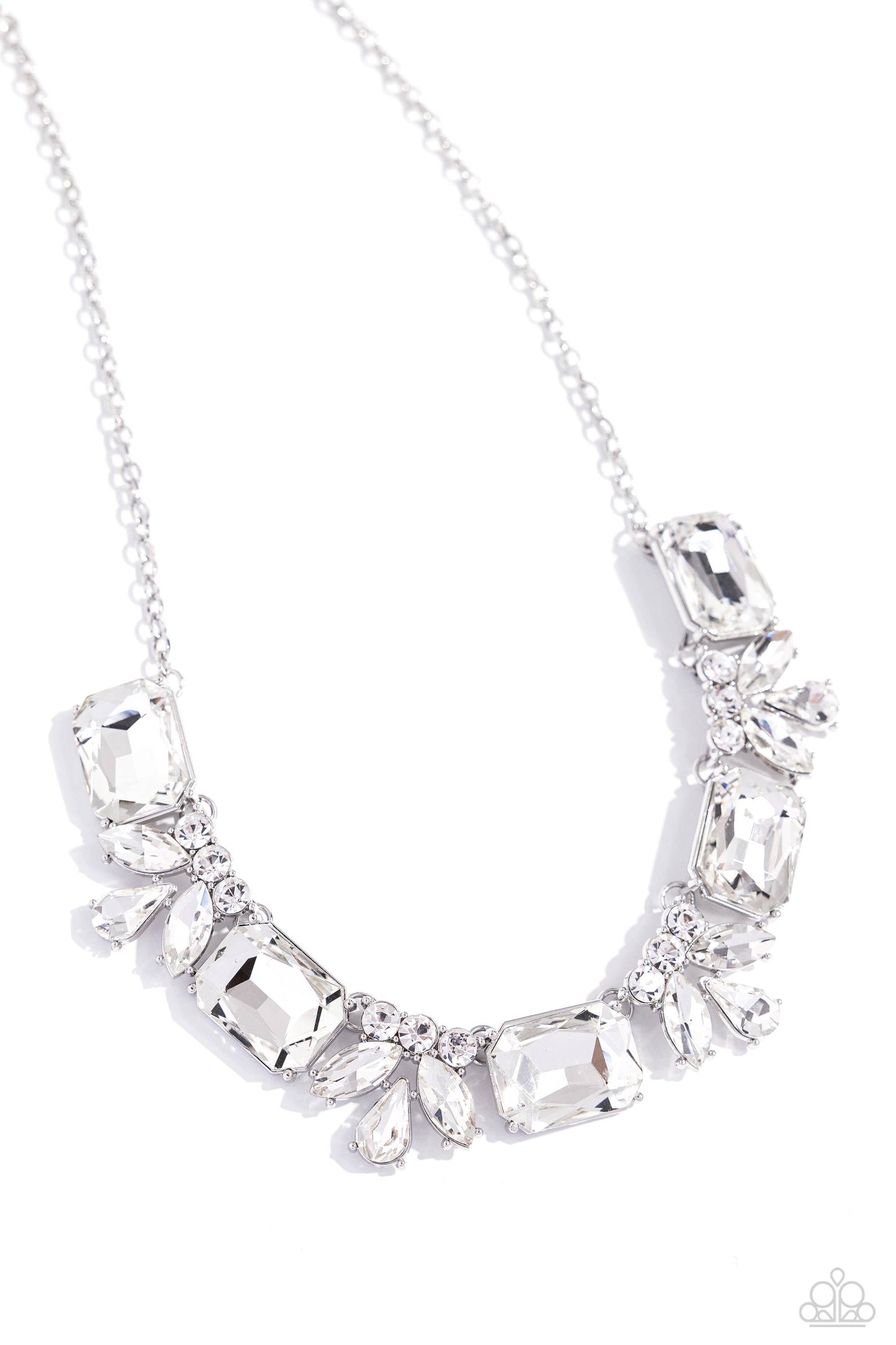 Long Live Sparkle - White Necklace - Paparazzi Accessories