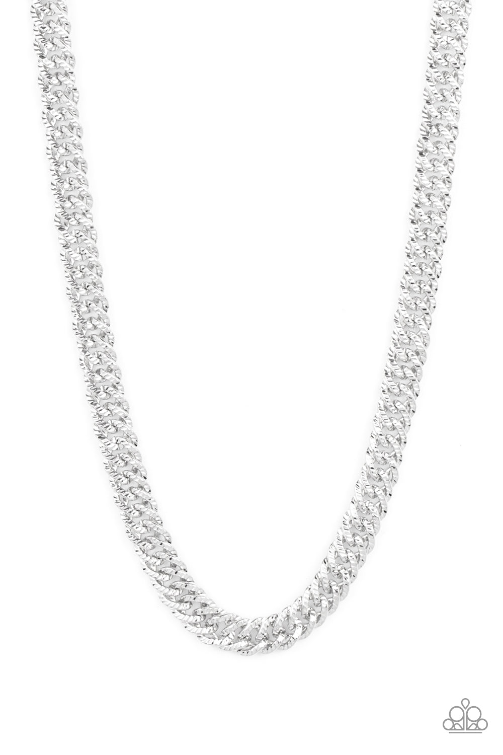 Urban Uppercut - Silver Necklace - Paparazzi Accessories