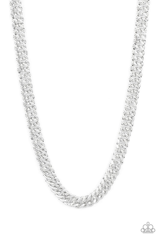 Urban Uppercut - Silver Necklace - Paparazzi Accessories