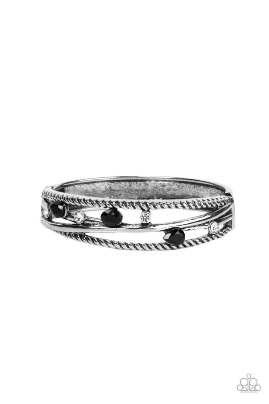 Bonus Bling - Black Bracelet - Paparazzi Accessories