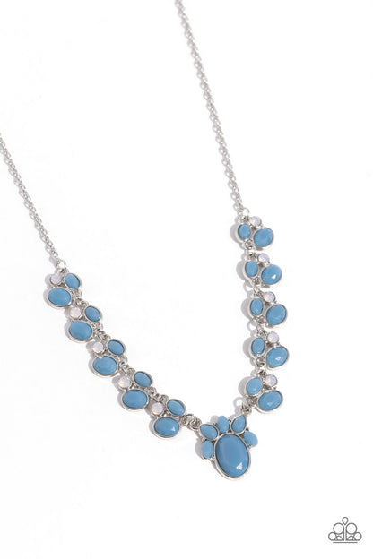Fairytale Forte - Blue Necklace - Paparazzi Accessories