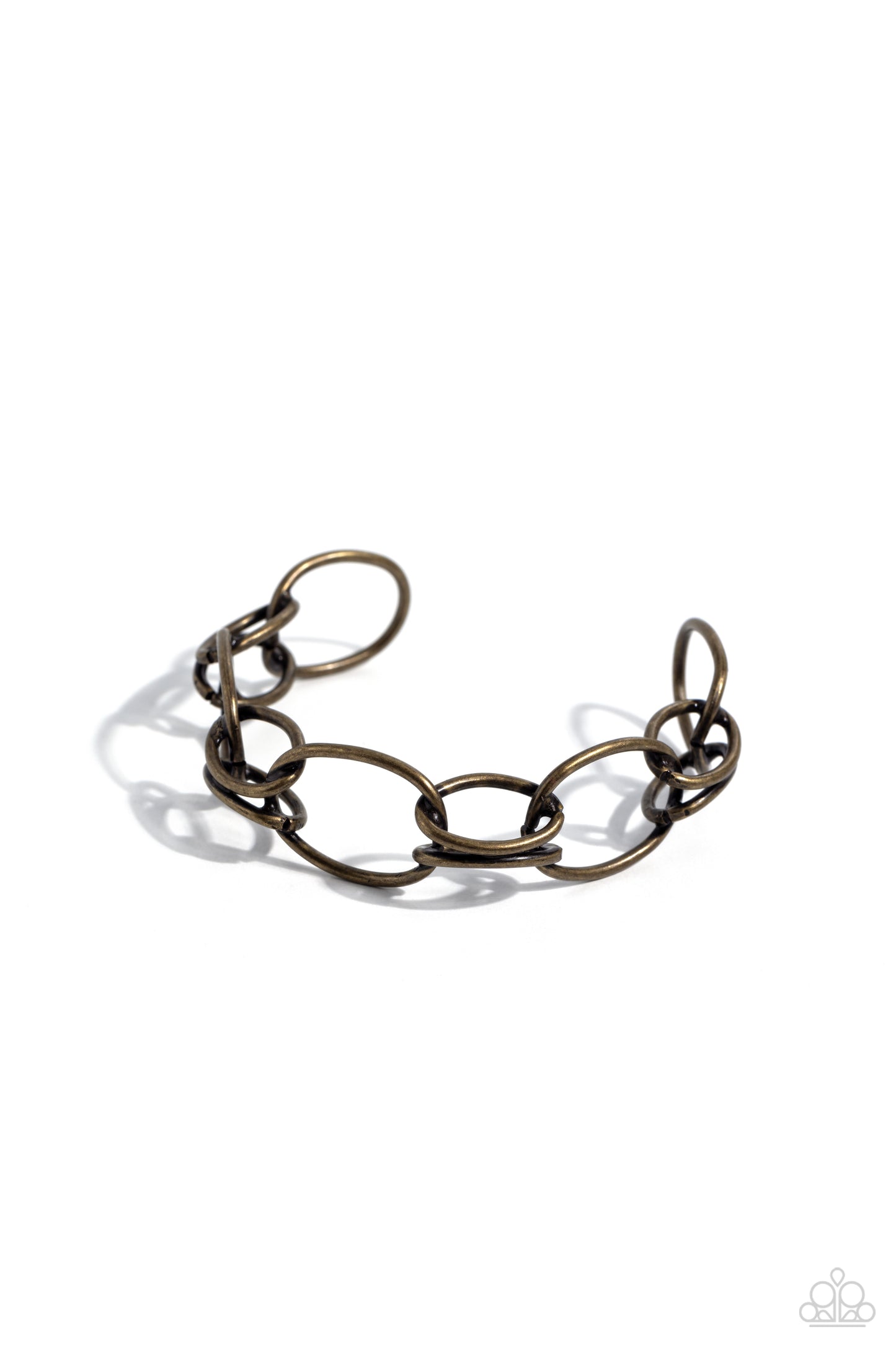 LINK or Swim - Brass Cuff Bracelet - Paparazzi Accessories