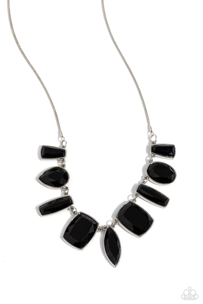 Luscious Luxe - Black Onyx Beads Necklace - Paparazzi Accessories