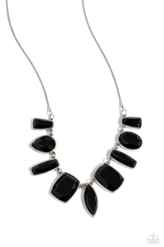 Luscious Luxe - Black Onyx Beads Necklace - Paparazzi Accessories