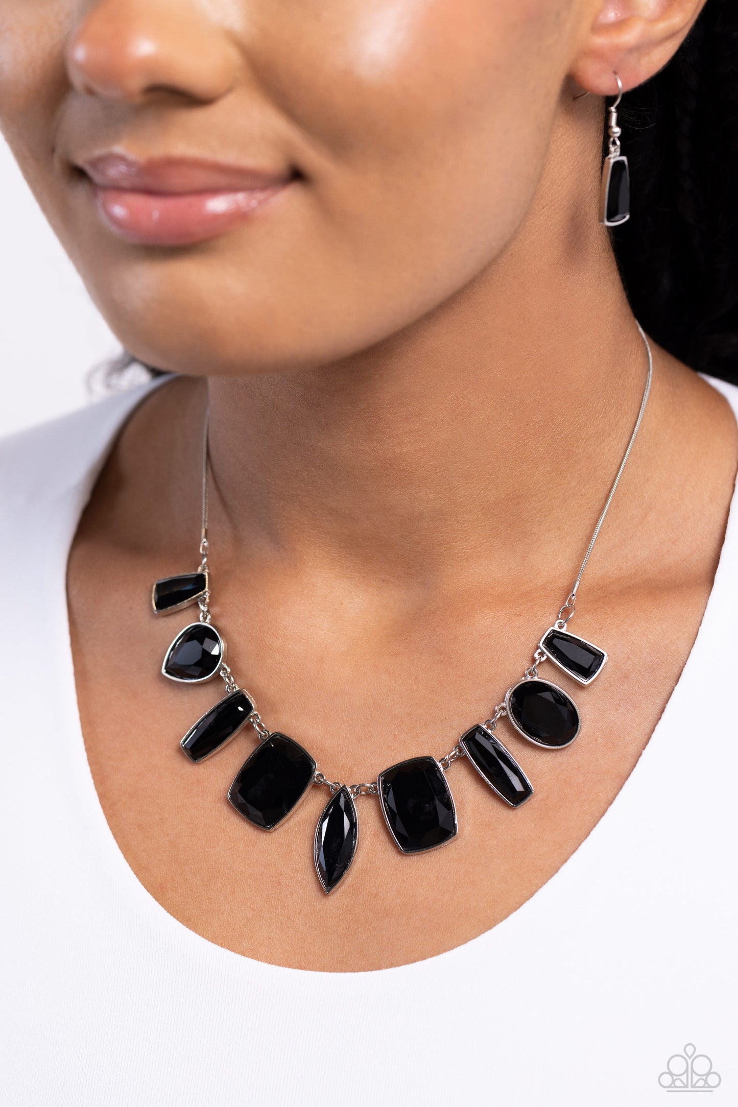 Luscious Luxe - Black Onyx Beads Necklace - Paparazzi Accessories