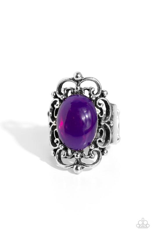 Happily EVERGLADE After - Purple Ring - Paparazzi Accessories