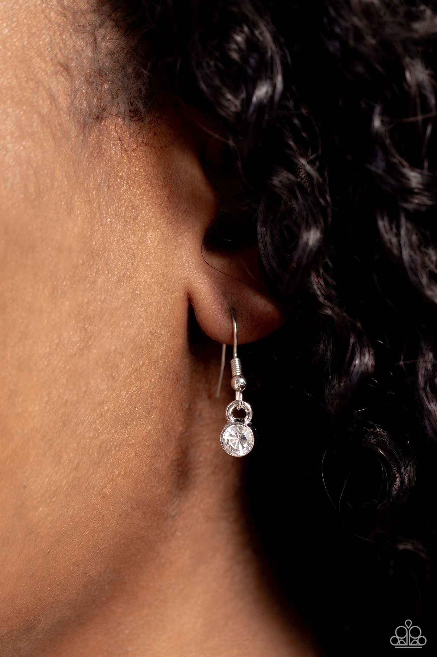 Gracefully Glamorous - Blue Teardrop Pendant Necklace - Paparazzi Accessories