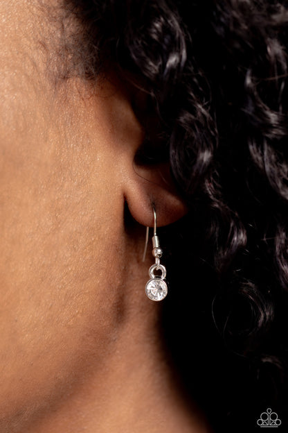 Gracefully Glamorous - Blue Teardrop Pendant Necklace - Paparazzi Accessories