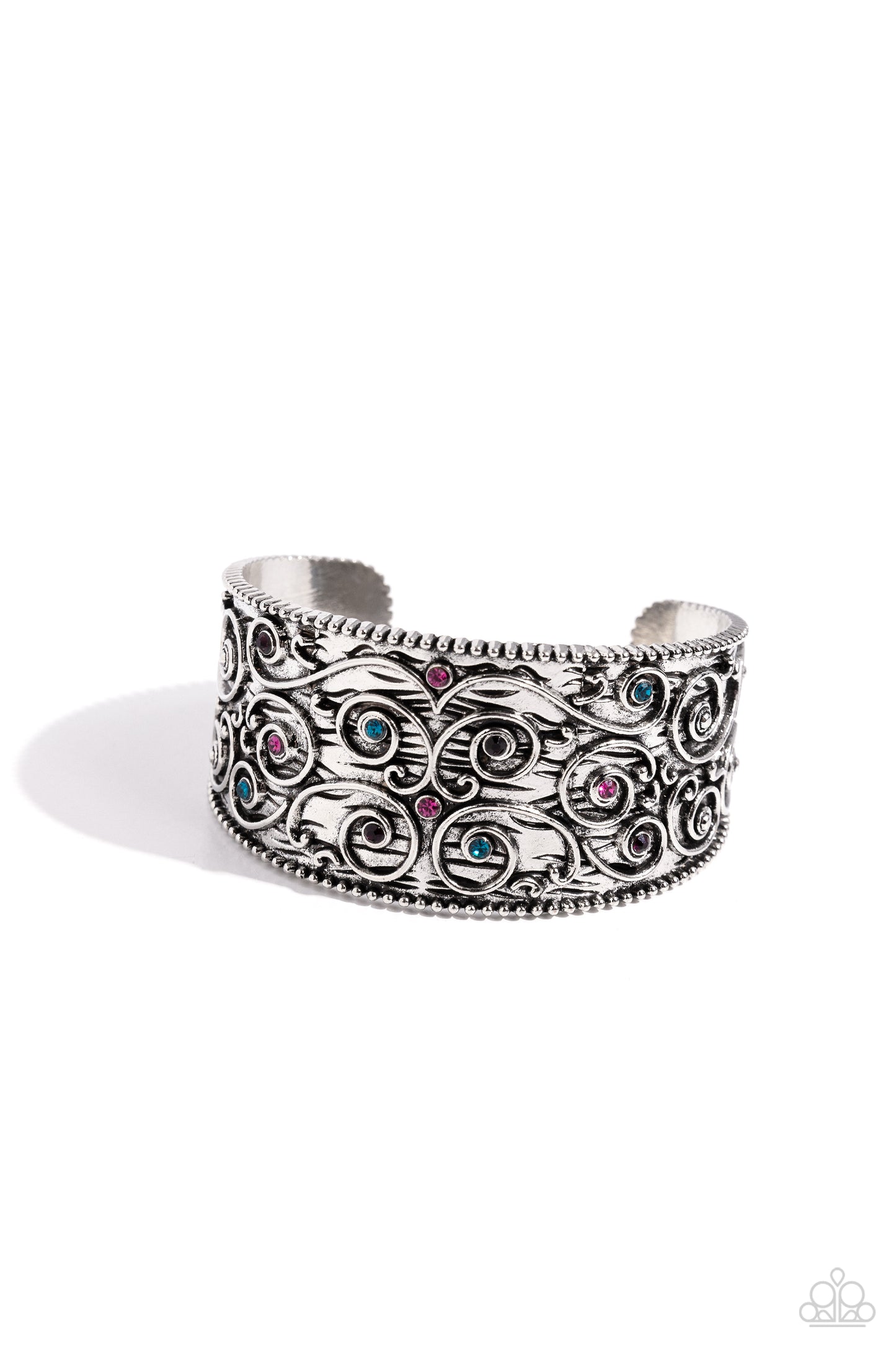 Billowy Beam - Multi Cuff Bracelet - Paparazzi Accessories