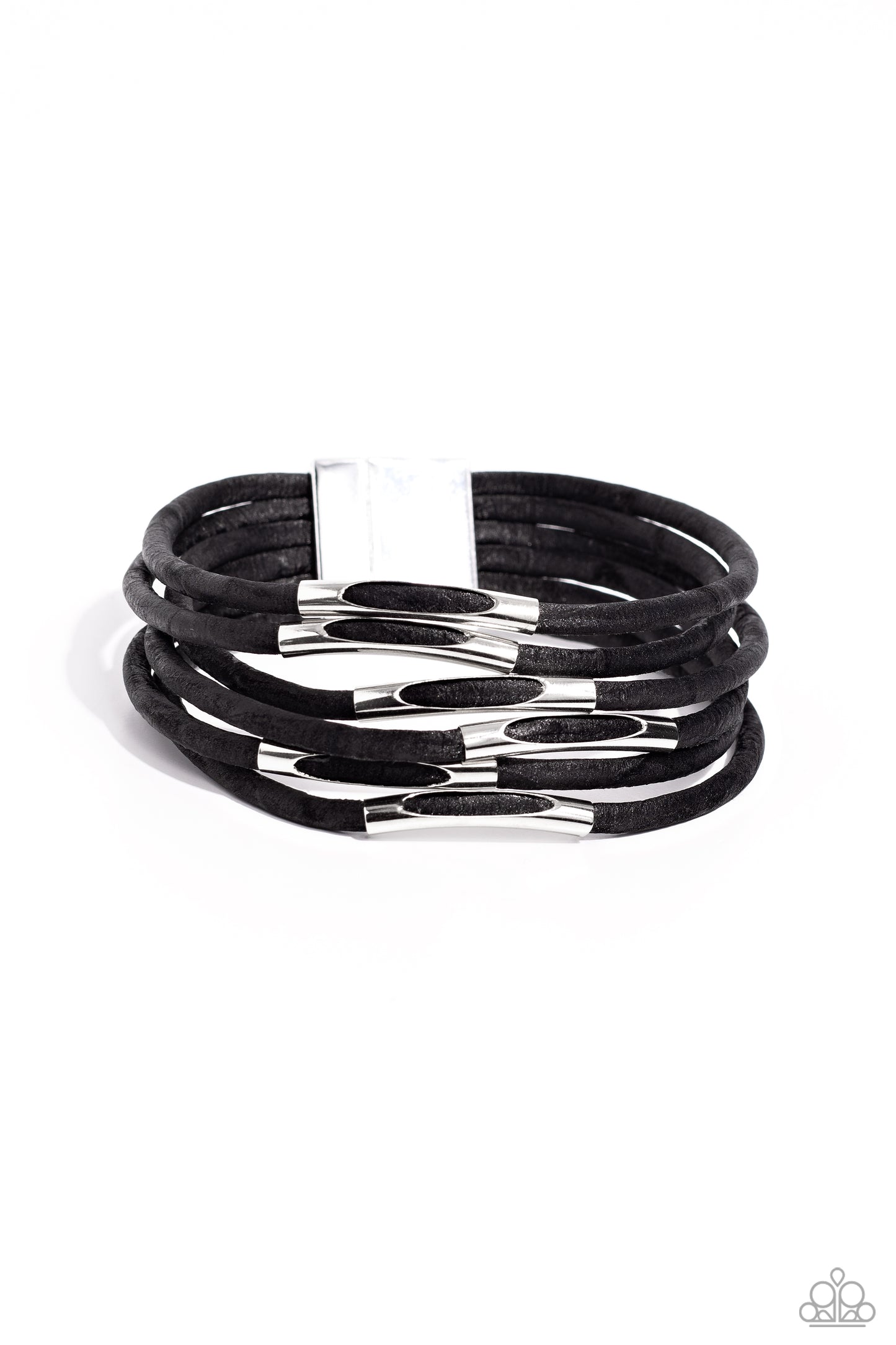 Magnetic Personality - Black Bracelet - Paparazzi Accessories