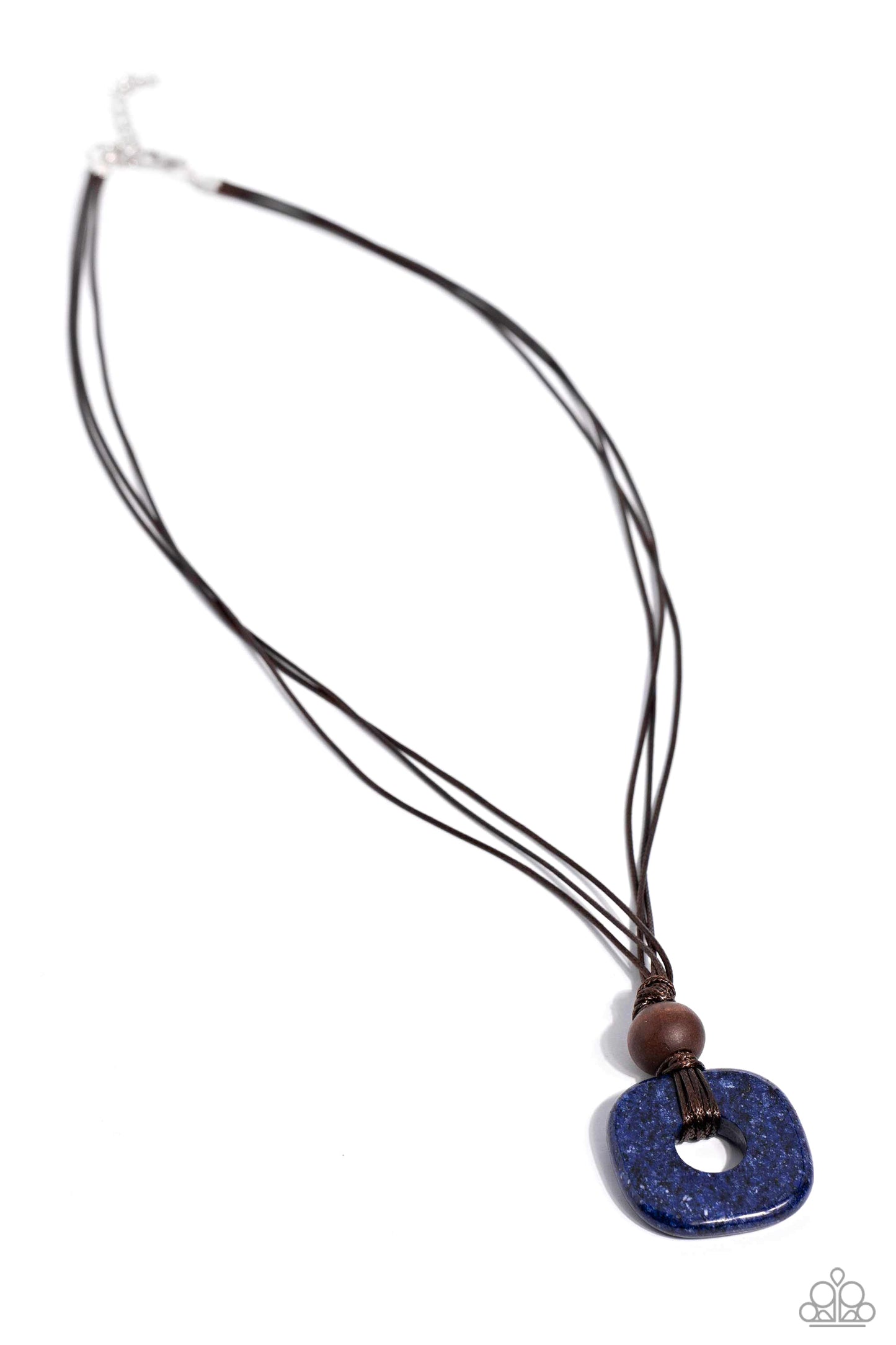 Canyon Crusade - Blue Urban Necklace - Paparazzi Accessories