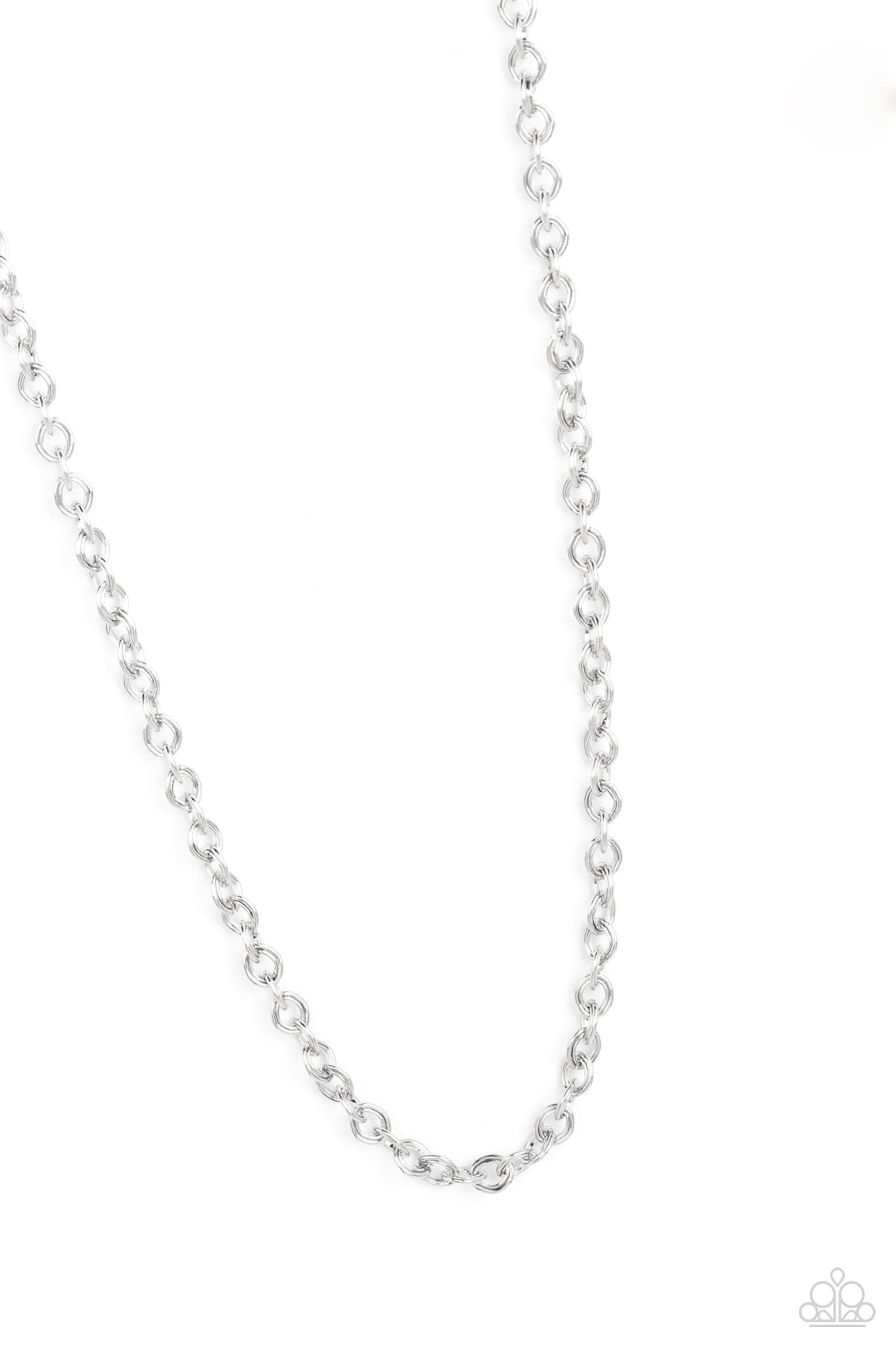 Its GOAL Time - Silver Link Chain Necklace - Paparazzi Accessories