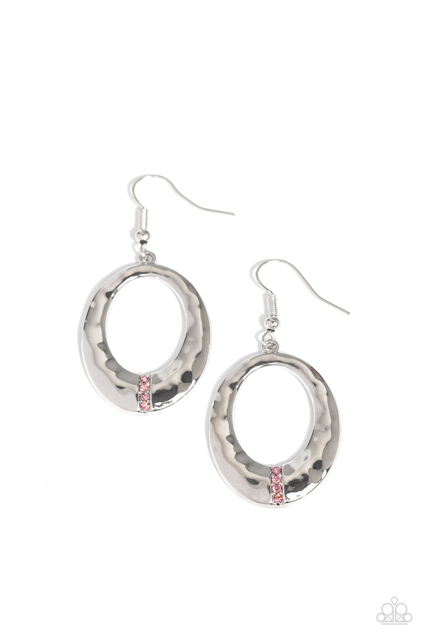 Center Stage Classic - Pink Fishhook Earrings - Paparazzi Accessories