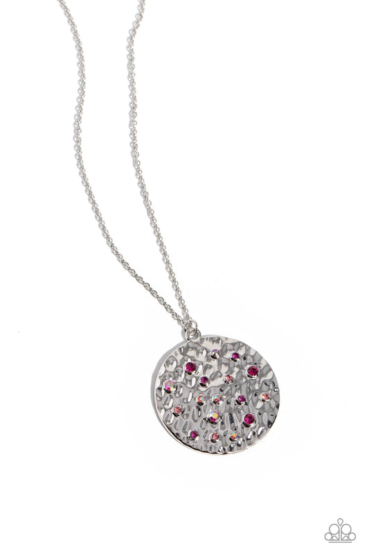 COMET Below - Pink Necklace - Paparazzi Accessories