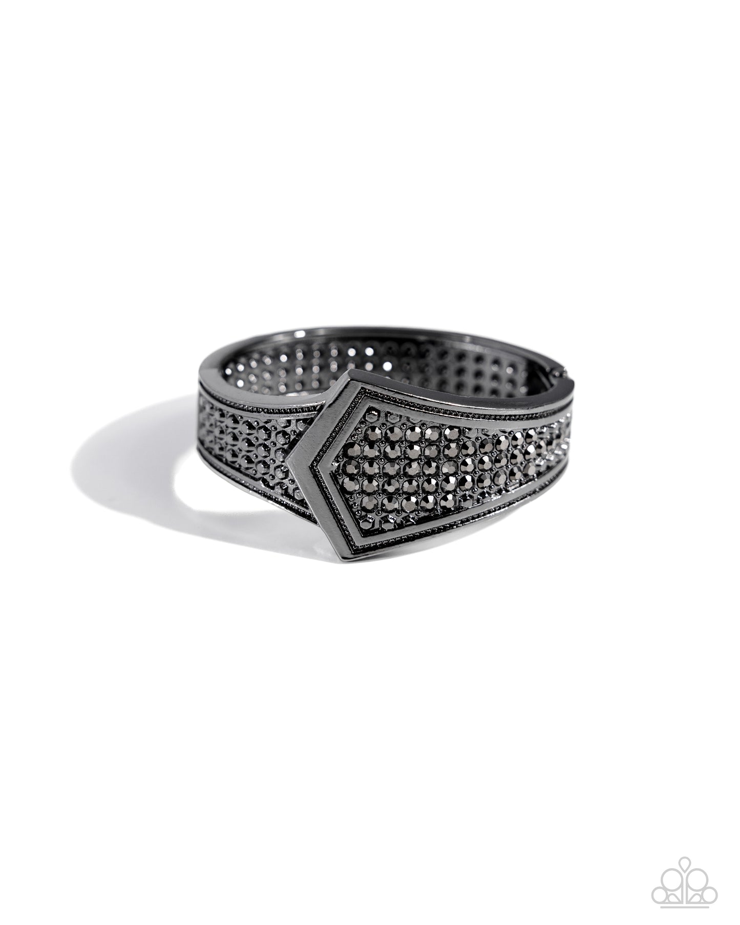Order of the Arrow - Black Hinge Bracelet - Paparazzi Accessories