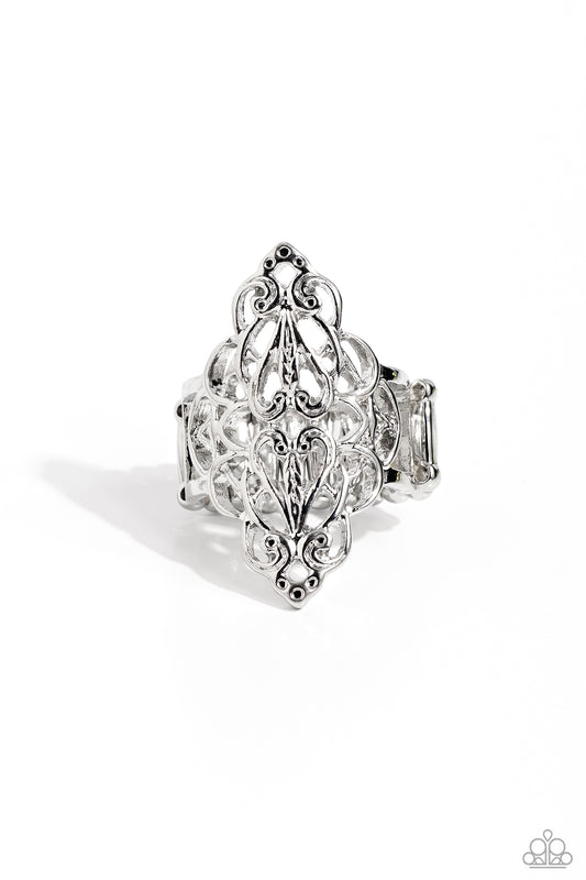 Curled Crown - Silver