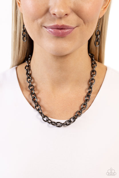 Things Have CHAIN-ged - Black - Paparazzi Accessories