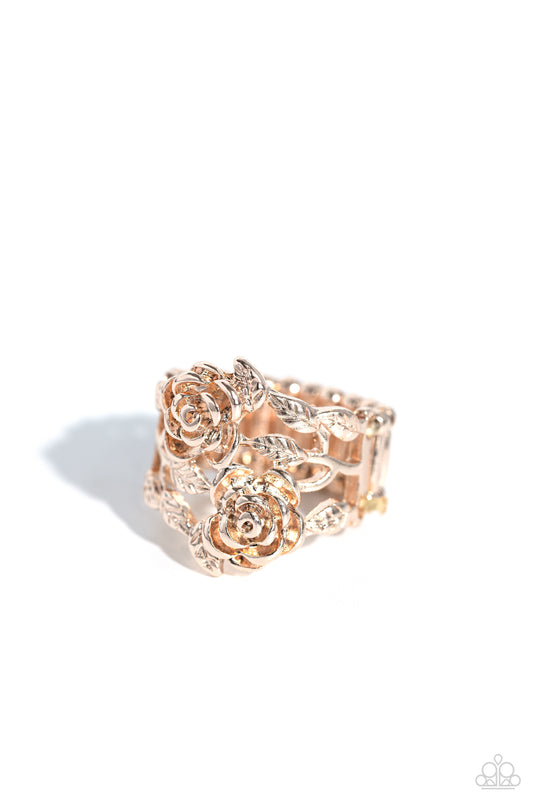 Anything ROSE - Rose Gold Ring - Paparazzi Accessories