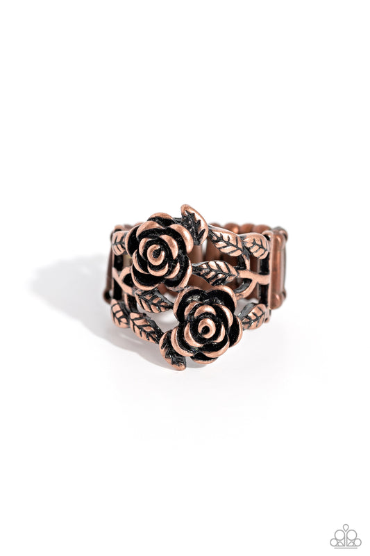 Anything ROSE - Copper Ring - Paparazzi Accessories