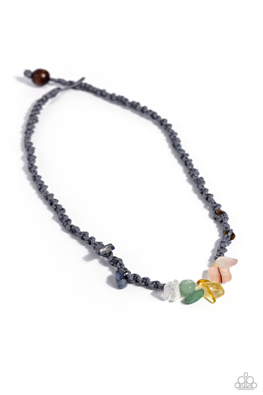 Chiseled Craving - Silver Urban Necklace - Paparazzi Accessories