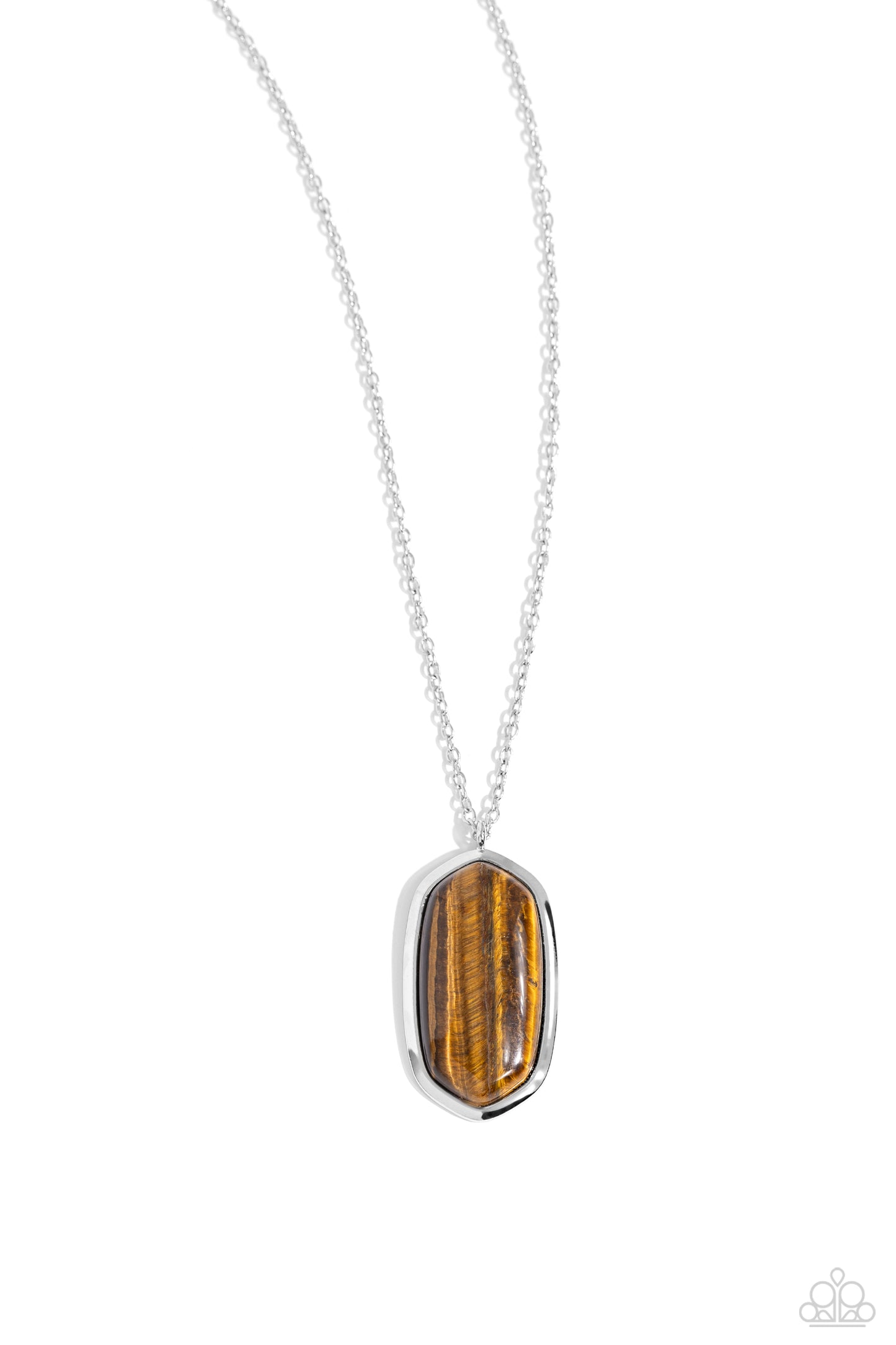 STYLE in the Stone - Brown Tiger's Eye Pendant Necklace - Paparazzi Accessories