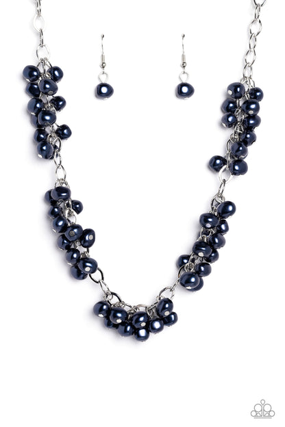 Pearl Parlor - Blue Necklace - Paparazzi Accessories