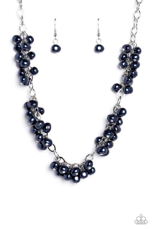 Pearl Parlor - Blue Necklace - Paparazzi Accessories