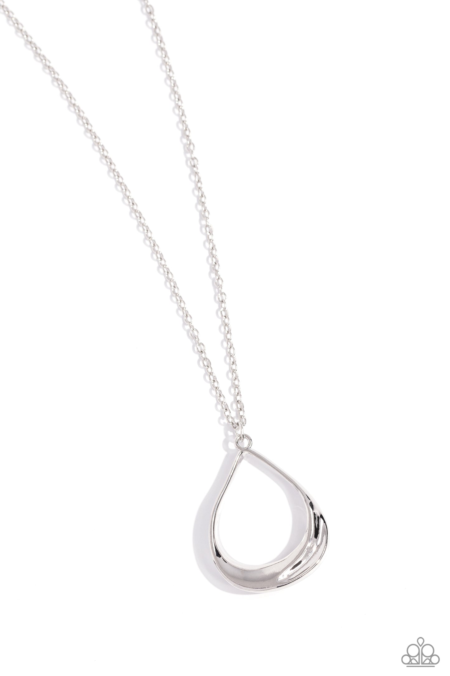 Subtle Season - Silver Necklace - Paparazzi Accessories