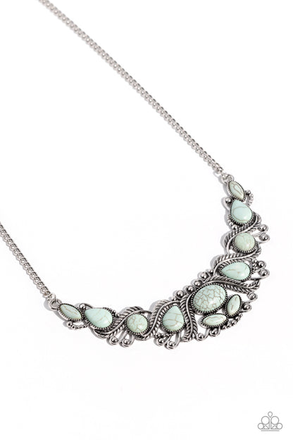 EYE Wish I May... - Blue Stone Silver Necklace - Paparazzi Accessories kit