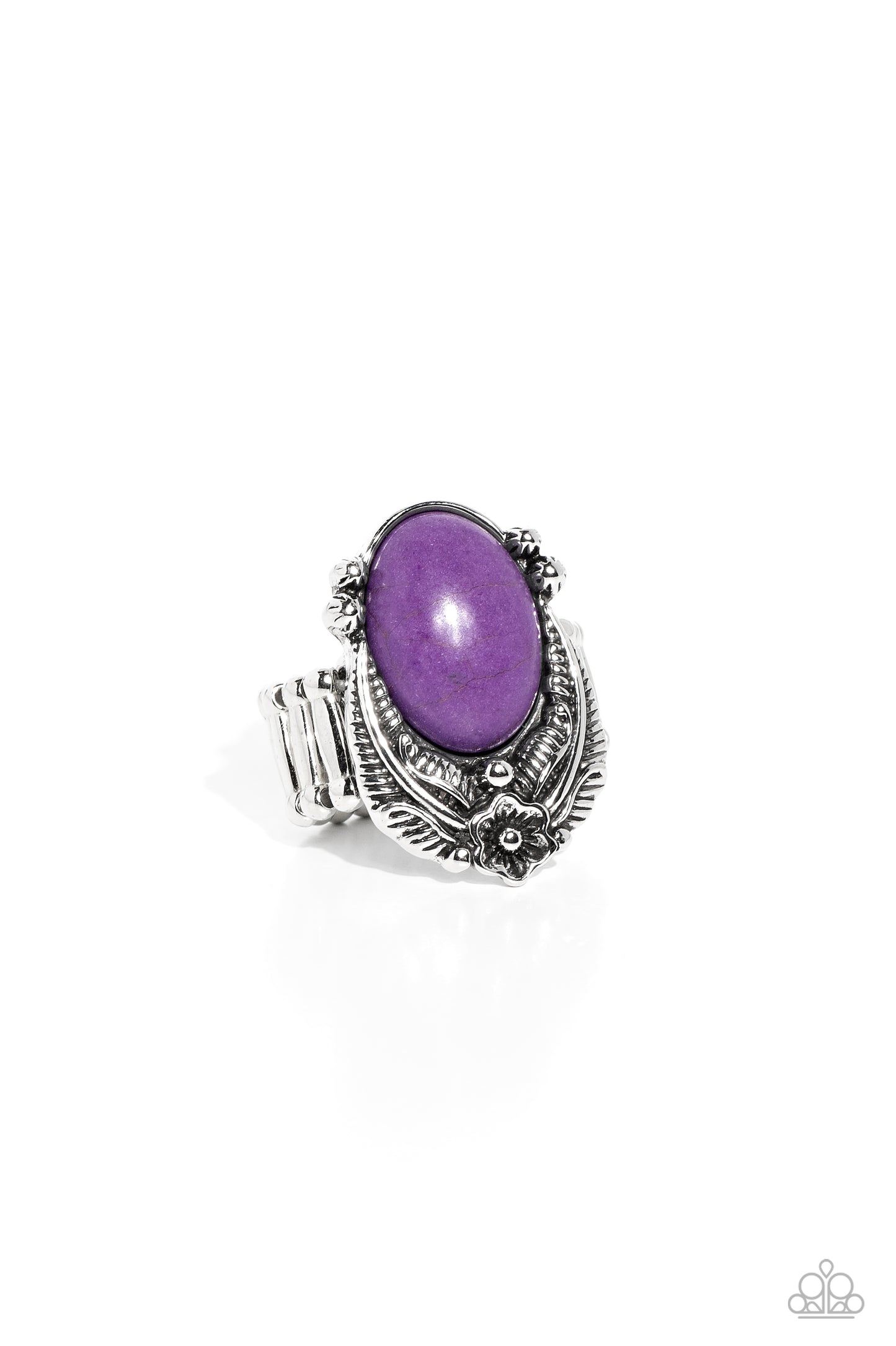 Serrated Style - Purple Ring - Paparazzi Accessories