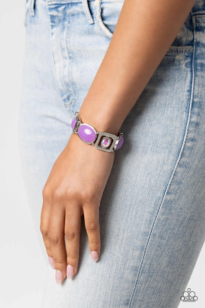 Majestic Mashup - Purple Bracelet - Paparazzi Accessories
