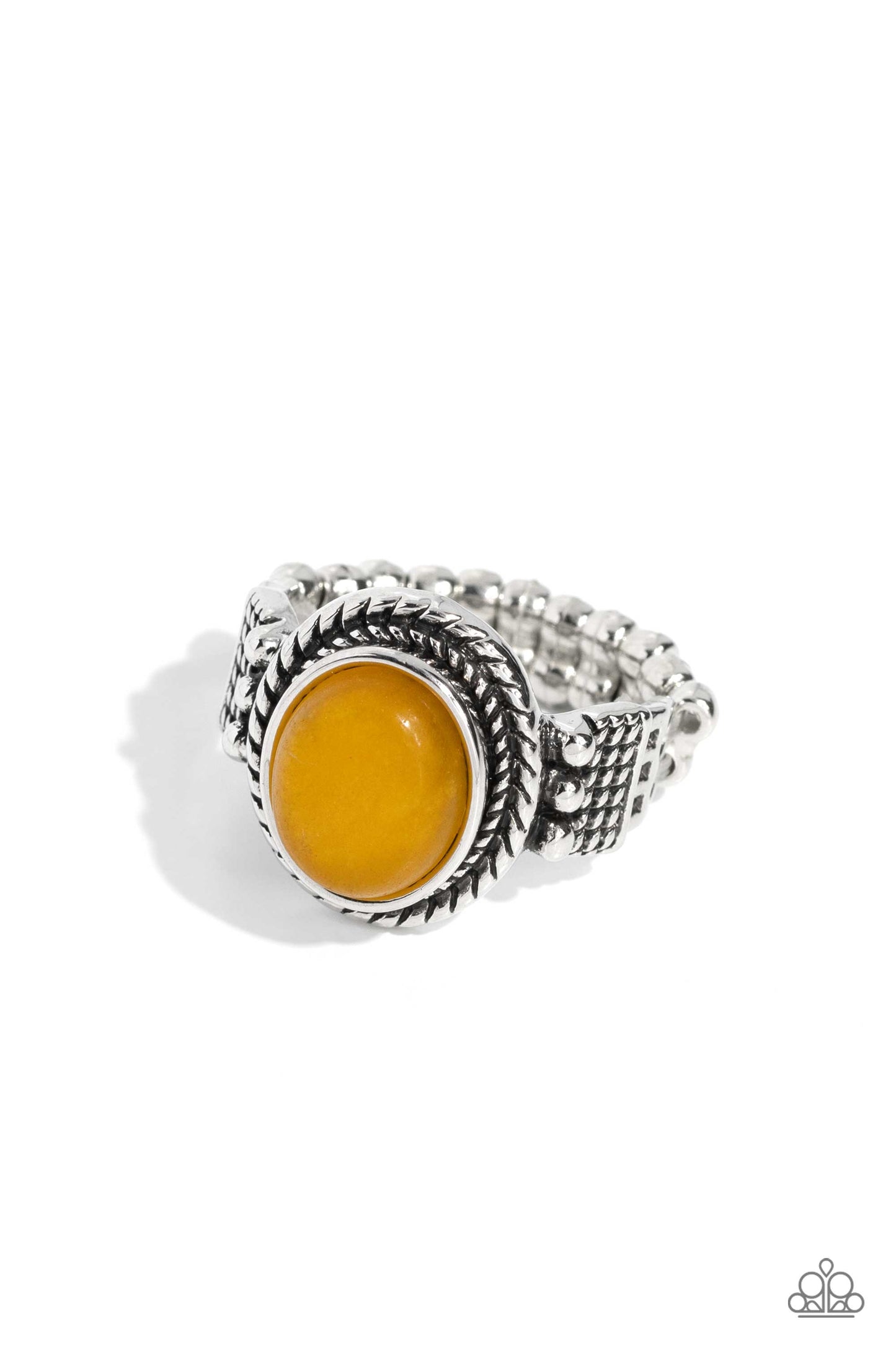 Ranch Ready - Yellow Ring - Paparazzi Accessories