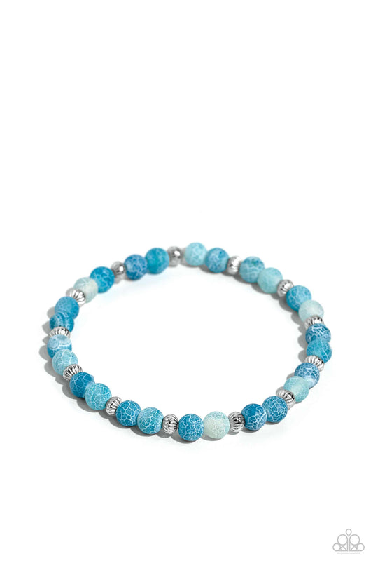 Ethereally Earthy - Blue Chakra Stone Bracelet - Paparazzi Accessories