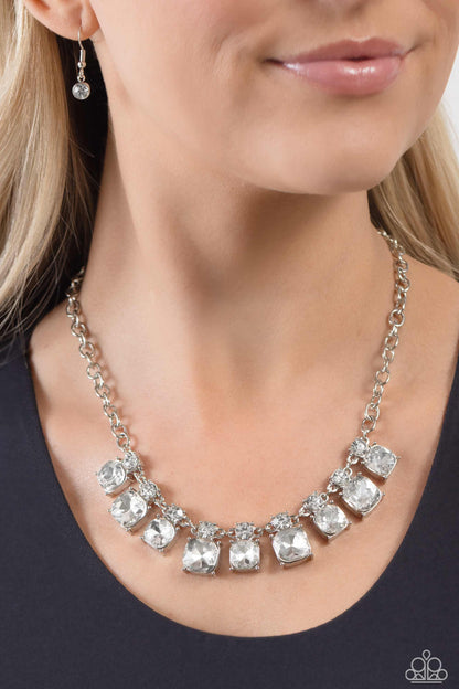 Fitted Fantasy - White - Paparazzi Accessories