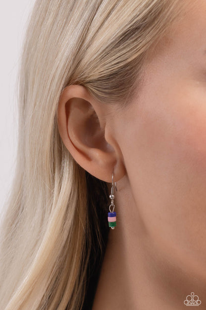 Oasis Outline - Multi Stone Bead Necklace - Paparazzi Accessories